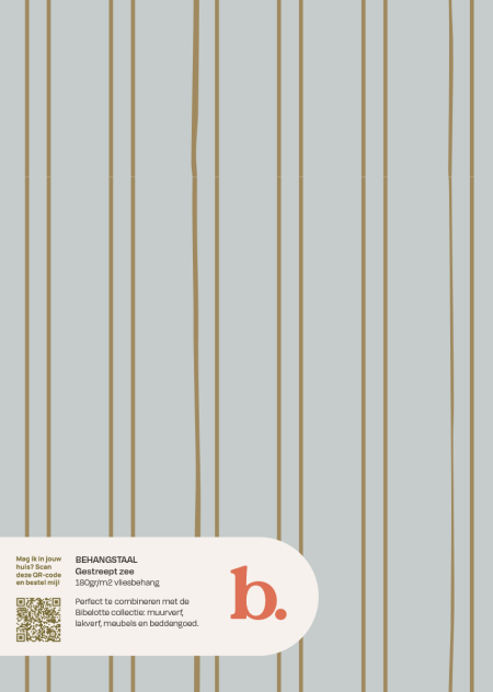 Gestreept zee behangstaal