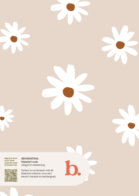 Madelief nude behangstaal