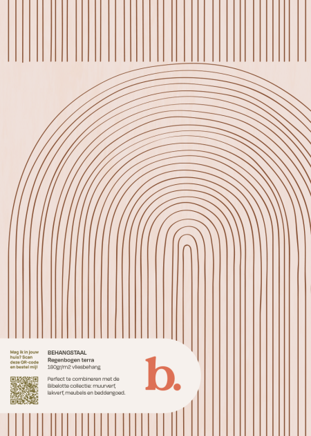 Regenbogen terra behangstaal 