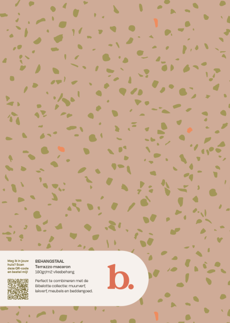 Terrazzo Macaron behangstaal 