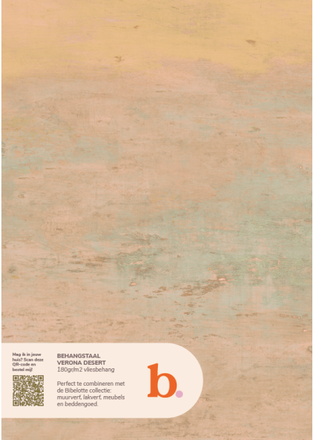 Verona desert behangstaal