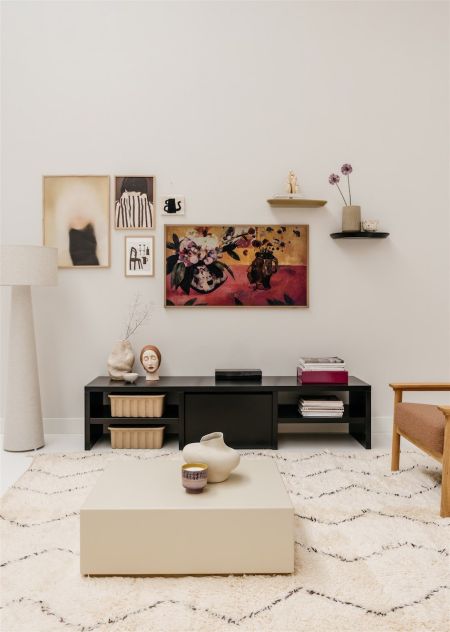 Opbergmeubel Eldar M - inktzwart