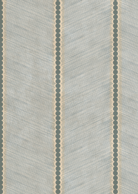 Behang Chevron denimblauw