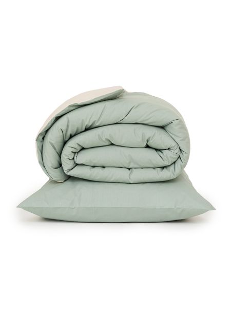 Dekbedovertrek Zeegroen