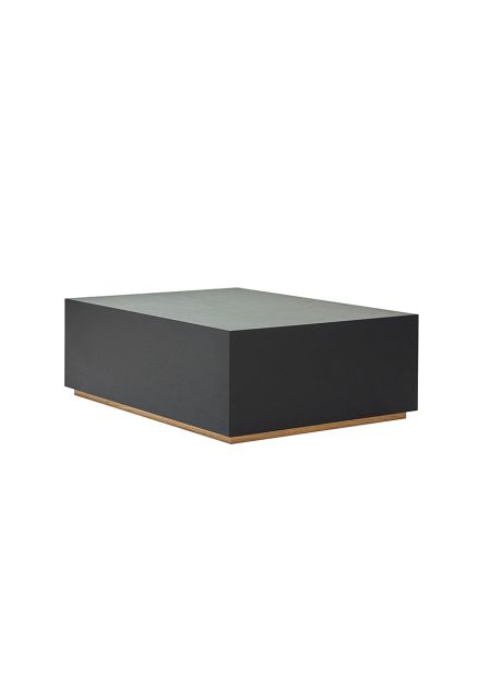 Salontafel Tara eiken zwart 60x80cm