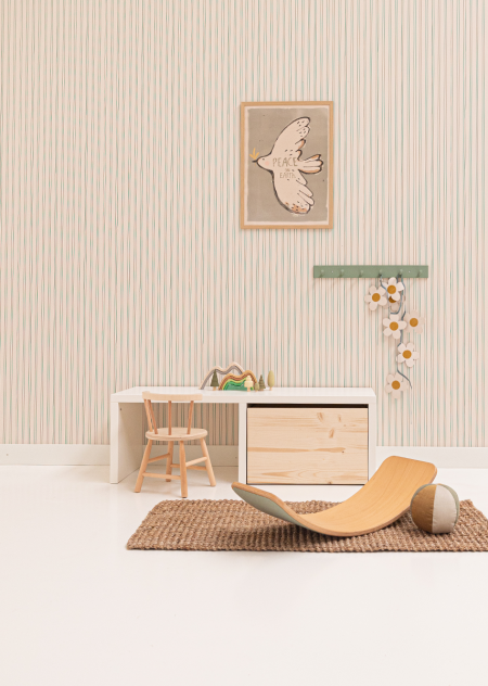 Opbergmeubel Eldar S - roomwit 